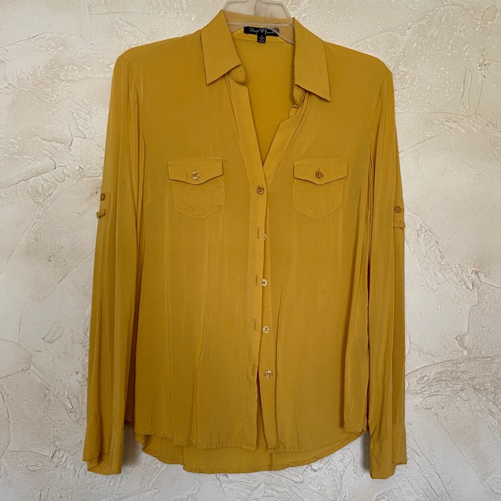 Yellow/Gold Button Down Shirt